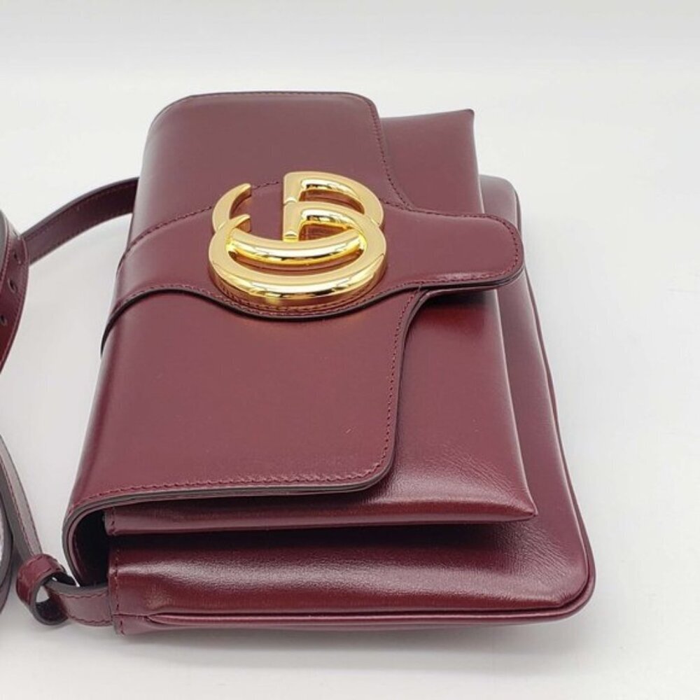 Authentic Gucci Arli GG Leather Shoulder/Crossbody Bag - Picture 6 of 15